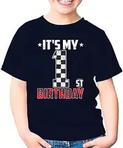 [Generic] It's My 1st Birthday Race Car 1 Year Old Birthday Racing Toddler Shirt Girl Boy