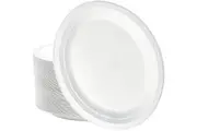 600pcs Disposable Sugarcane Bagasse Oval Plates - 26cm x 20cm - Bulk