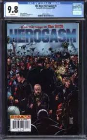 THE BOYS: HEROGASM #6 CGC 9.8 WHITE PAGES // DYNAMITE ENTERTAINMENT 2009
