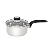 Wiltshire Classic 16cm Stainless Steel Pot/Pan Saucepan w/ Glass Lid