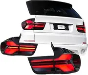 LED Tail Lights Compatible With BMW X5 E70 2007-13 Sequential Turn Signal Lamp DRL Brake Reverse Plug And Play Car Rear Tail Light Assembly
