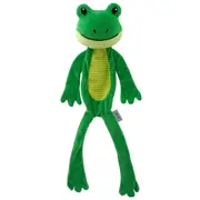 Lexi & Me Frog Plush & Rope Long Limb Dog Toy