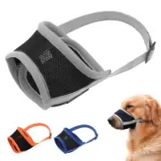 Mesh Chewing Dog Muzzle Adjustabl Pet Bark Anti Stop Bite Grooming Mouth Cover