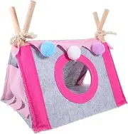 Totority Guinea Pig Hideout Tent Triangular Shelter for Small Animals Comfortable Bed for Hamsters Rabbits Guinea Pigs Windproof Cozy