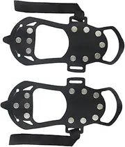 [NAMOARLY] 1 Pair Mountaineering Covers for Women Hiking Anti Shoe Grips Spike Shoes Portable Ice Gripper Metal Cleats Climbing Shoes Grippers The Snow Splint Rubber