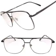 True Vintage Classic Indie Black Frame Square Spring Hinge 1.75 Reading Glasses