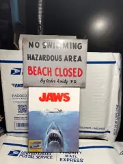 NEW JAWS 4K UHD BLU-RAY LENTI SLIP STEELBOOK+POSTER CINEMUSEUM#23! SEALED OOP