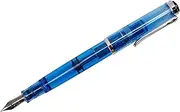 Pelikan Fountain Pen M205 Demonstrator transparant blue extra fine nib EF Special Edition