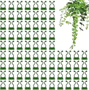 100X SelfAdhesive Vine Plant Climbing Wall Fixer Vine Clips, Plant Clips for Climbing Plants Support, Plants Fixer Hooks,Garden Plan-t Wall Fixture Clips for Indoor Plants and Climbing