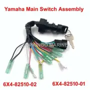 Yamaha Main Switch Assembly 6X4-82510-01-00 TILLER HANDLE KEY SWITCH 70HP-115HP
