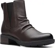[Clarks] Women's Hearth Rose Mid Calf Boot