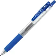 Zebra Sarasa Clip P-JJ15-BL Gel Ballpoint Pen, 0.02 Inches (0.5 Mm), Blue
