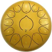 Tongue Drum Panda Drum 12-inch 13-Tone Steel Drum Percussion Instrument