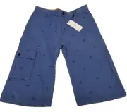 HUGO BOSS J24491/822 MEN BLUE BERMUDA SHORTS SIZE 16