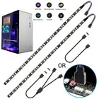 4pin dc 12V Gaming RGB LED Strip Lights PC Case Lighting Gamer DIY for Aura Sync