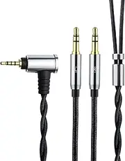 OKCSC WTB 2.5mm to Dual 3.5mm Headphone Replacement Cable, Headphones Audio Cable for SUNDARA Ananda,for Hifiman HE4XX HE-350 HE1000 HE-400i HE560 Headphones,CD Players,Multimedia Speakers 2.5mm Plug