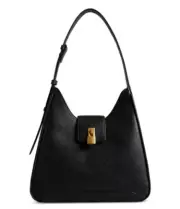 Ted Baker- Chelse- Padlock- Leather Shoulder Bag- Black- NWT- $250