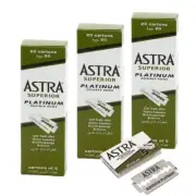 300 X Astra Superior Double Platinum Edge Safety Razor Blades FREE SHIPPING