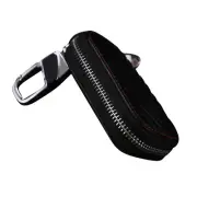 Genuine Leather Car Key Chain Bag Smart Key Holder Cover Remote Fob Case P