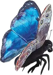 Blue Morpho Butterfly 3215 Folkmanis Finger Puppet