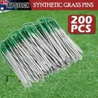 100-500PC Artificial Turf Pad U Peg Synthetic Lawn Pegs Pins Fake Grass Weed Mat