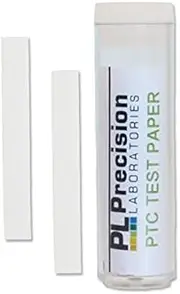 Eisco Labs Phenylthiourea (PTC) Paper Strips - Genetic Taste Testing (Vial of 100) - Model FSC1031 - Pack of 5