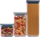 3 PCS Pantry Organization & Storage Containers Set Sizeable Dry Food Container