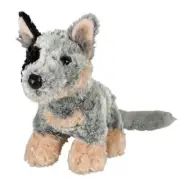 Blue Heeler Cattle Dog soft plush toy 10"/25cm BLUEY Outbackers by Minkplush