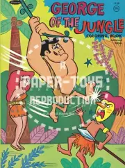 VINTAGE REPRINT - 1969 - GEORGE OF THE JUNGLE COLORING BOOK SAMPLER