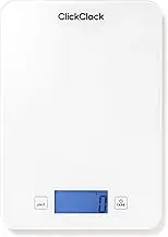 Click Clack Equip Kitchen Scales, White