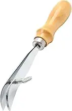 jojofuny Leather Craft Edges Creaser Tool Spacing Wheel for Neat Stitching Grooving Durable Leather Craft Tool for Beginners DIY Projects
