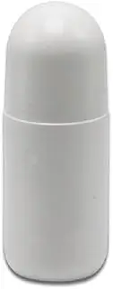 4Pcs 50mL Empty Refillable Roll-on Bottle White Plastic Anti-perspirant Roller Bottles Leak-Proof DIY Deodorant Container with Roller Ball
