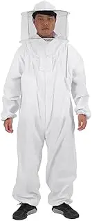 Bee Suit, Beekeeper Suit Hat, Bee Keeping Full Body, Professional Beekeeping Protective Equipment, with Veil and Pants Total Protection for Backy Ard Beginner(L)
