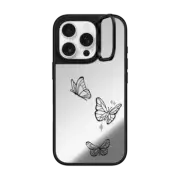 iPhone 16 Pro Mirror Ring Stand Case MagSafe Compatible Flying by INKED by Dani