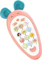 Kisangel 1pc Bilingual Music Phone for Educational Cellphone with Stories and Music Interactive Learning for Early Development for Years Old