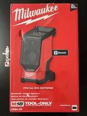 Milwaukee M18 18V LithiumIon Cordless Wireless Bluetooth Jobsite Speaker 2954-20