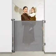 Retractable Baby Gates 30" Wide Narrow Dog Gates for Doorways, 35" Tall Retracta