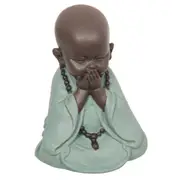 11cm Wise Monks Resin Ornament Sleep / Speak / Hear No Evil