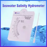 Seawater Salinity Hydrometer Accurate Water Salinity Specific Gravity Tester AU