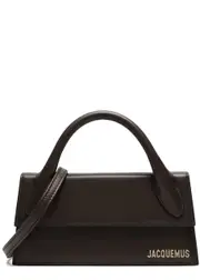 Jacquemus Le Chiquito Long Leather top Handle bag - Dark Brown One Size