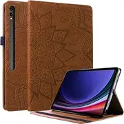 AsWant Case for Samsung Galaxy Tab S9+ Plus 5G 2023 /S8+ Plus 5G 2022 /S7 FE 2021/S7 Plus 2020 12.4 Inch Ultra Thin PU Leather Protective Case for SM-T730/ T736B/ SM-X810/ X816/ SM-970/ SM-976B