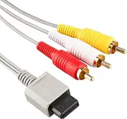 AV Cable for Wii Wii U, Composite Audio Video TV Connector Cable Cord for Nintendo Wii U/Wii
