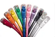 3 Feet Cat6 Ethernet Network Patch Cables Mixed Colors RJ45 m/m (10 Pack)