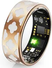 findtime Smart Ring Heart Rate Monitor Sleep Tracker Blood Pressure Ring Blood Oxygen Fitness Tracker Pedometer Step Counter Calories Fitness Ring Waterproof Health Smart Rings for Women