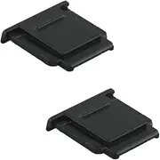 2 PCS Hot Shoe Cover Cap for Sony A9 III ZV-E10 A7C II A7SIII ZV-1 II A7RIV A6600 A6100 A6000 A6300 A6500 A7III A7II A7 A7RIII A7RII A7SII A9 A99II A77II RX10 IV III II HX400V HX60 Camera as FA-SHC1M