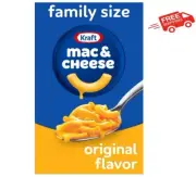 Kraft Original Mac & Cheese Macaroni and Cheese Dinner Family Size, 14.5 oz Box