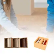 Wooden Teaching Aid Box Homeschooling Sensorial Materials Fine Motor Skills