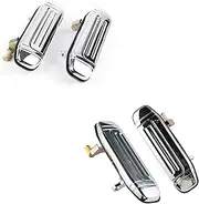 Fit for Mitsubishi Fit for Montero Fit for Pajero V46 V31 V32 Front Rear Outer Door Handle Chrome Outer Door Handle(Rear Left-Right)