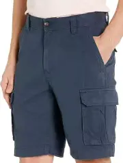 Amazon Essentials 10" Men's Classic-Fit Cargo Short Navy 42W, New With Tags