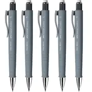 Faber-Castell Polymatic Mechanical Pencil Pacer 0.7mm Grey 5 Pack